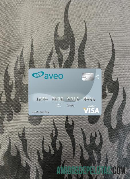 Austrália Aveo Bank Visa Card Photolook Front modelo